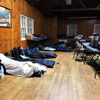 Cold Weather Shelter at Seamans Lodge