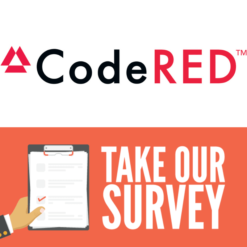 CodeRED survey square