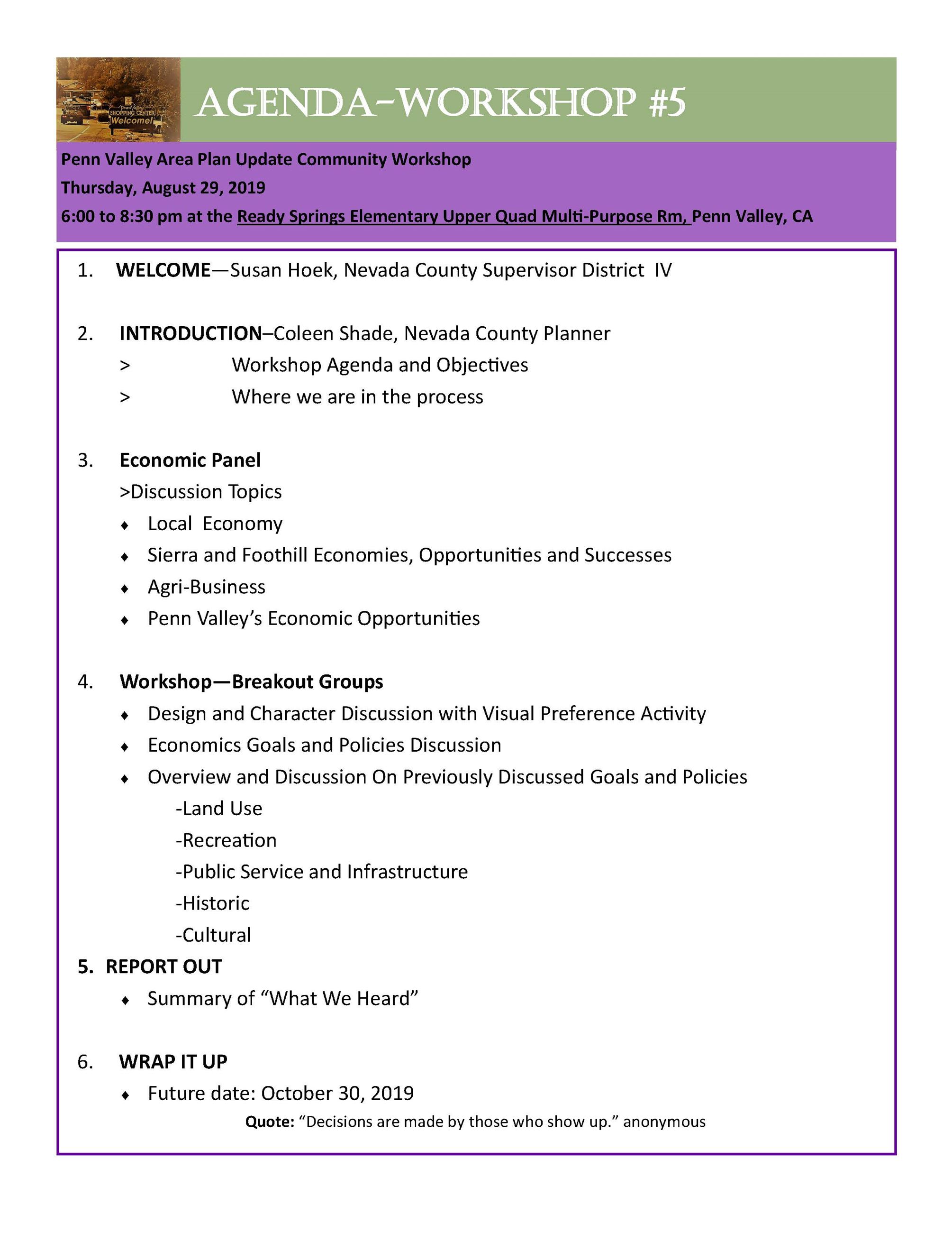 Penn Valley Area Plan Workshop 05 (PDF)