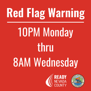 Red Flag 10PM Monday thru 8AM Wednesday