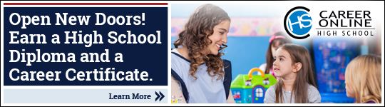 Career Online High School Preschool Teacher with Child