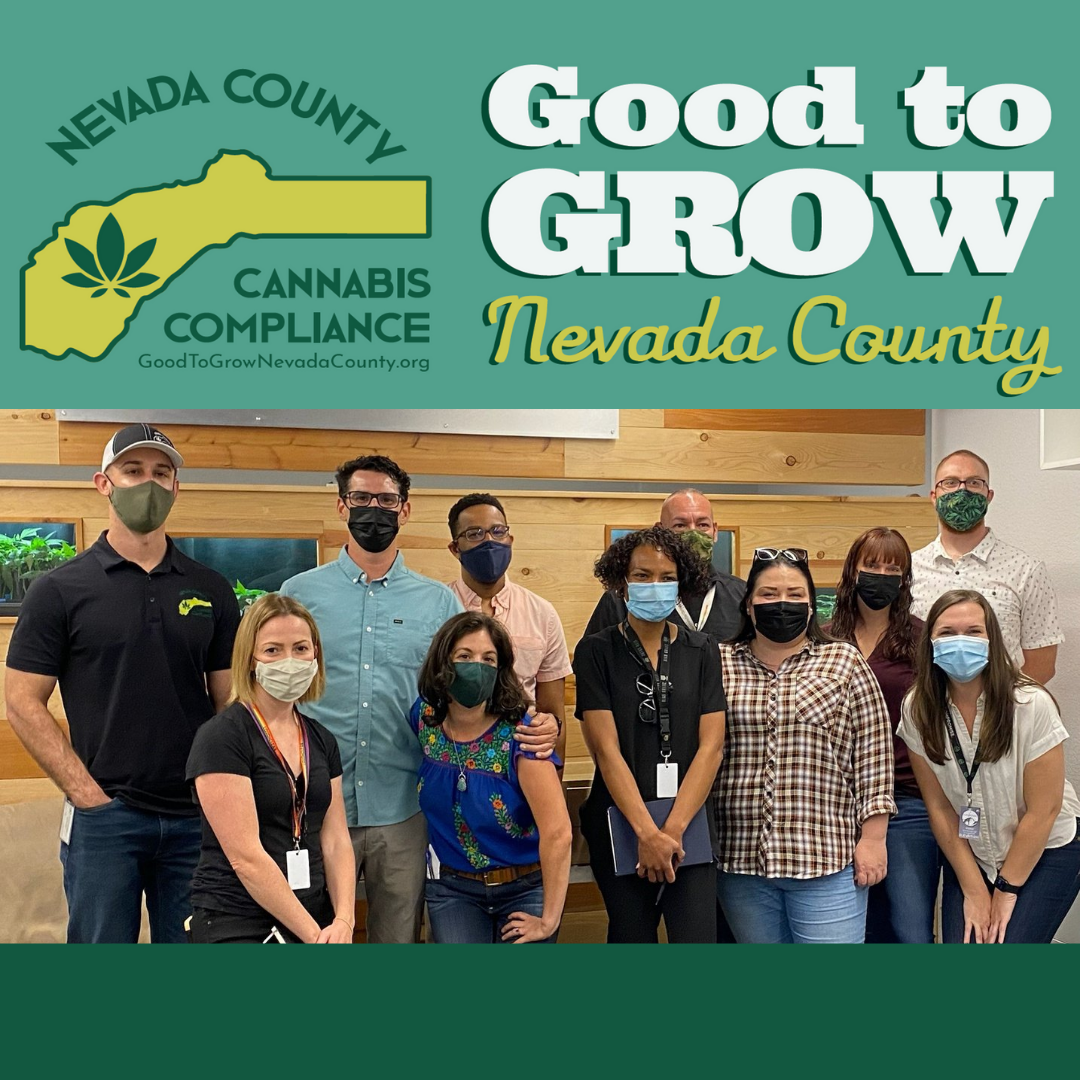 Good to Grow, Nevada County Cannabis Compliance, group shot with members of cannabis organizations.