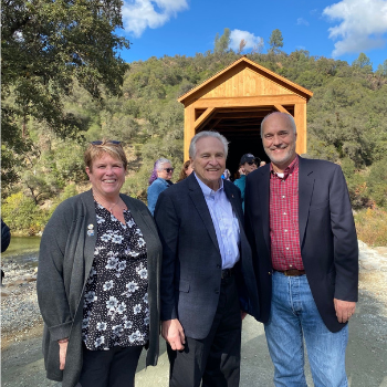 Bridgeport Covered Bridge Reopening Ceremony