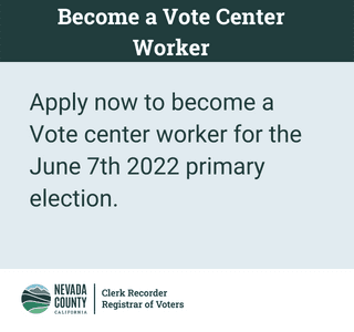Vote Center Worker Application for news flash