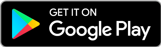 get it on google play white text on black background