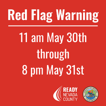 Red Flag Warning, May 30 and 31