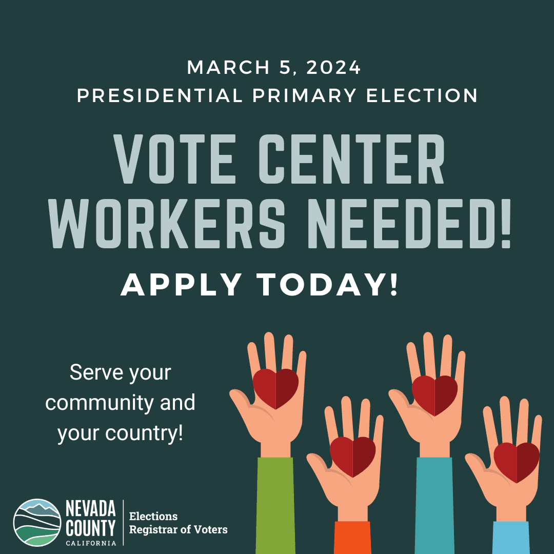vote center workers needed!