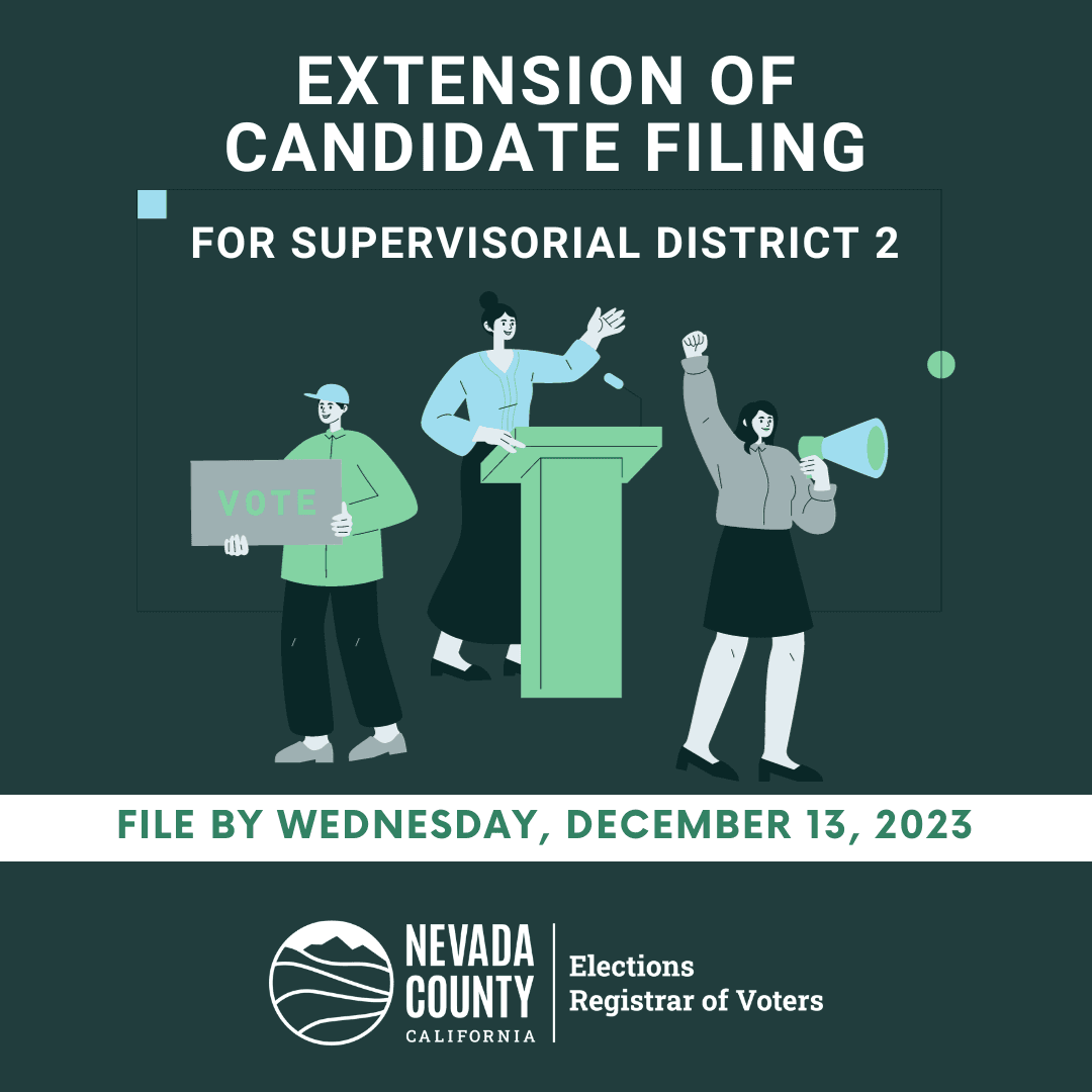 Extension of candidate filing