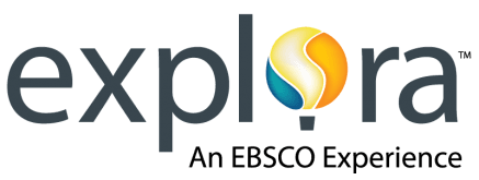 explora an EBSCO experience text with orange and blue globe graphic