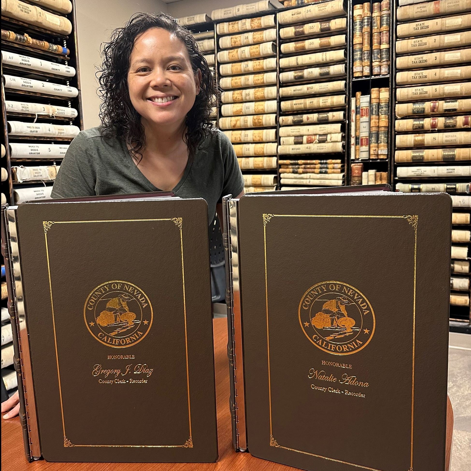 Natalie with new historical book