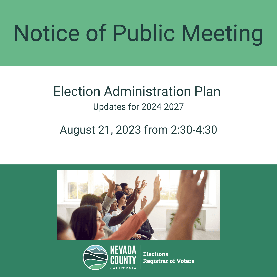 Notice of Public Meeting