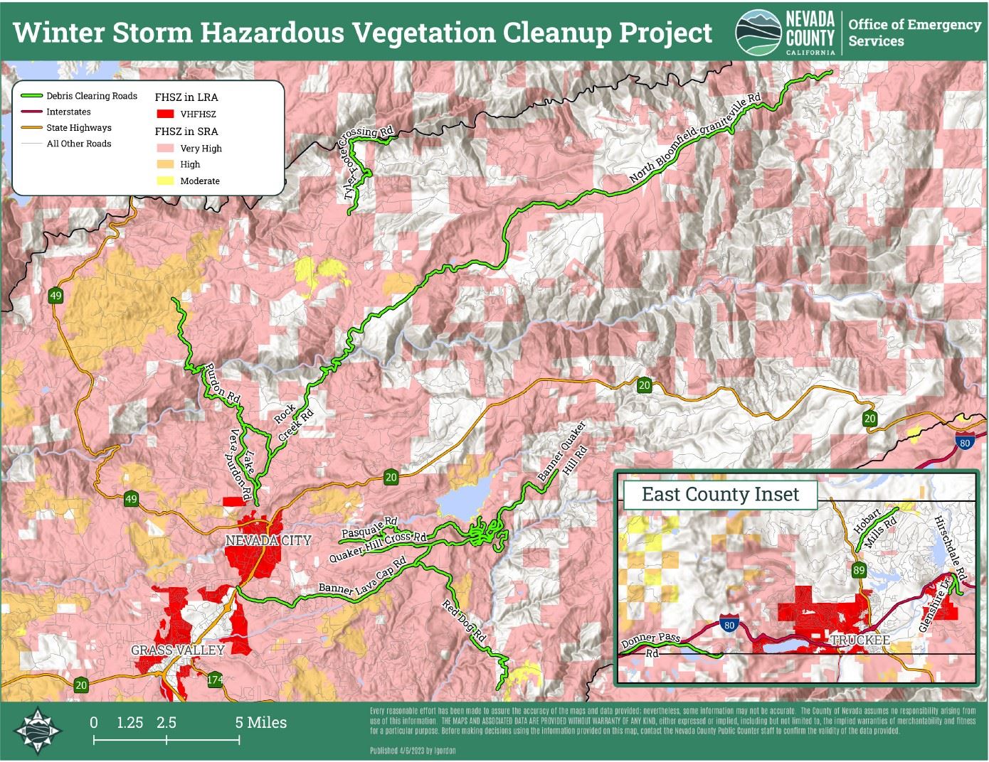 Winter Storm Hazardous Vegetation Cleanup Project