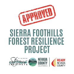 Sierra Foothills Forest Resilience Project