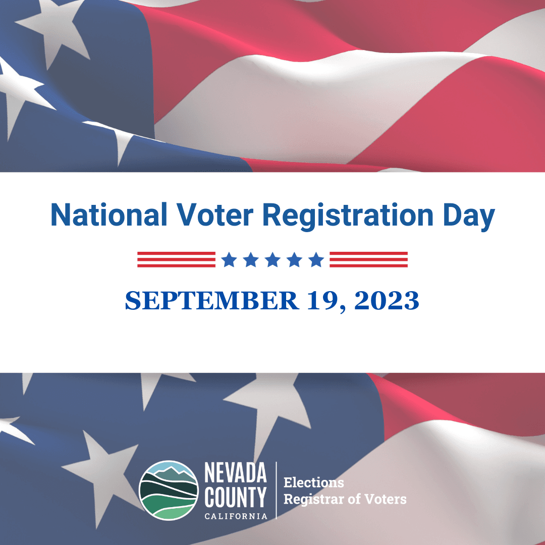 National Voter Registration Day 2023