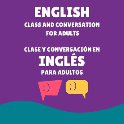 Purple and green background with white text 