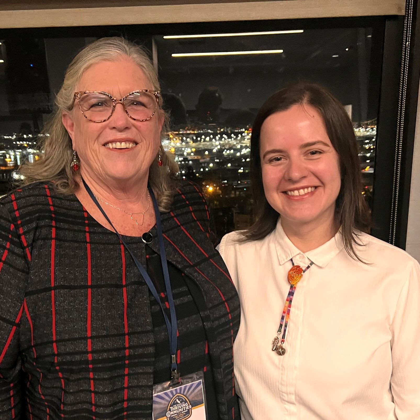 CCBSA installation of officers reception featuring Supervisor Susan Hoek and Tine Mathiasen