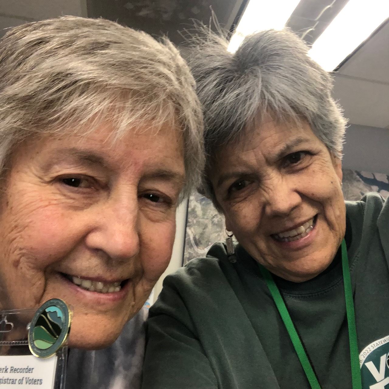 Truckee Vote Center Staff Continues Through Blizzard