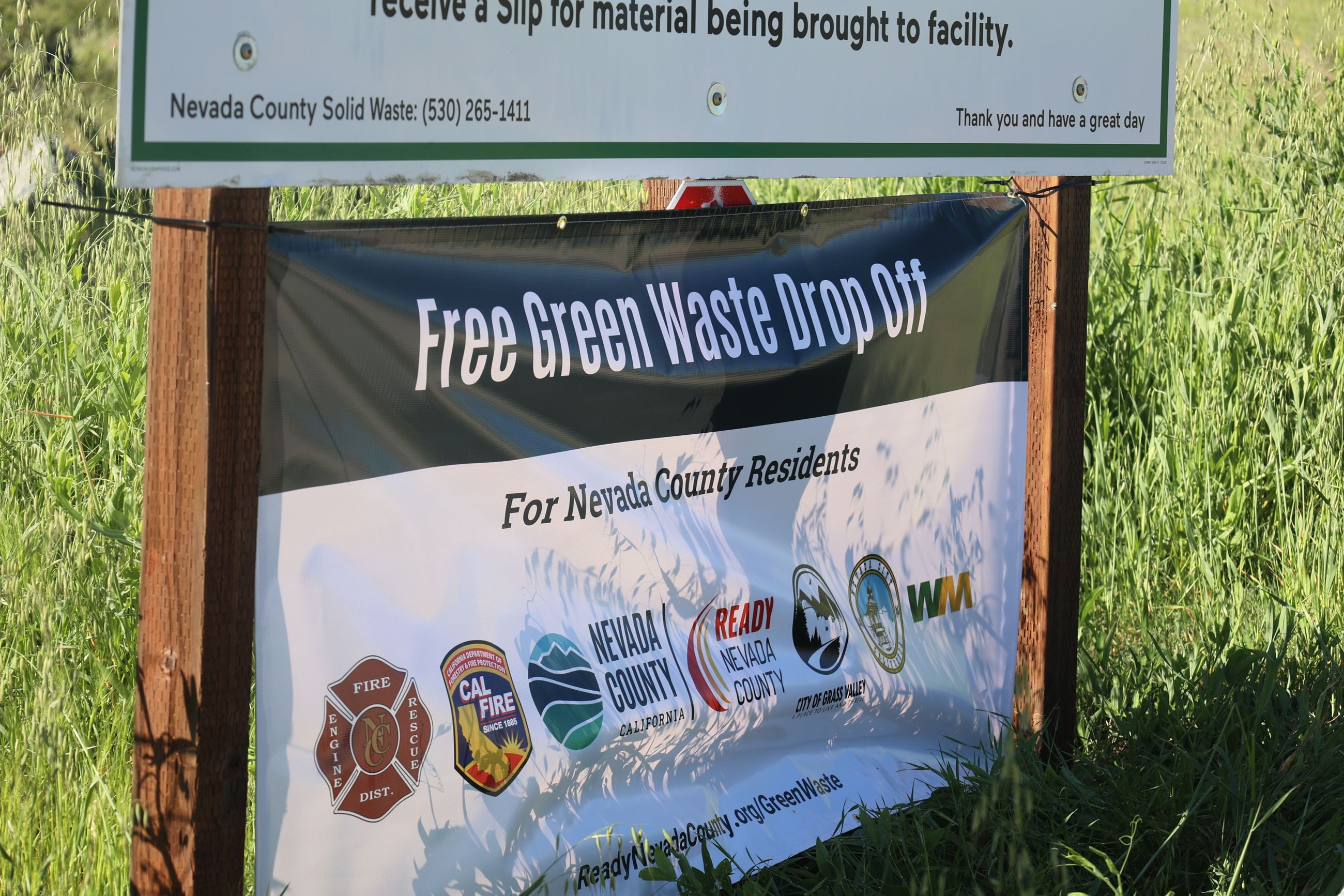 Green Waste Sign 2024