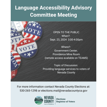 Language Accessibility Advisory Committee Meeting (350 x 350 px)