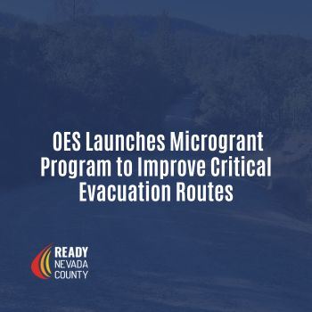 OES Launches Microgrant Program to Improve Critical Evacuation Routes