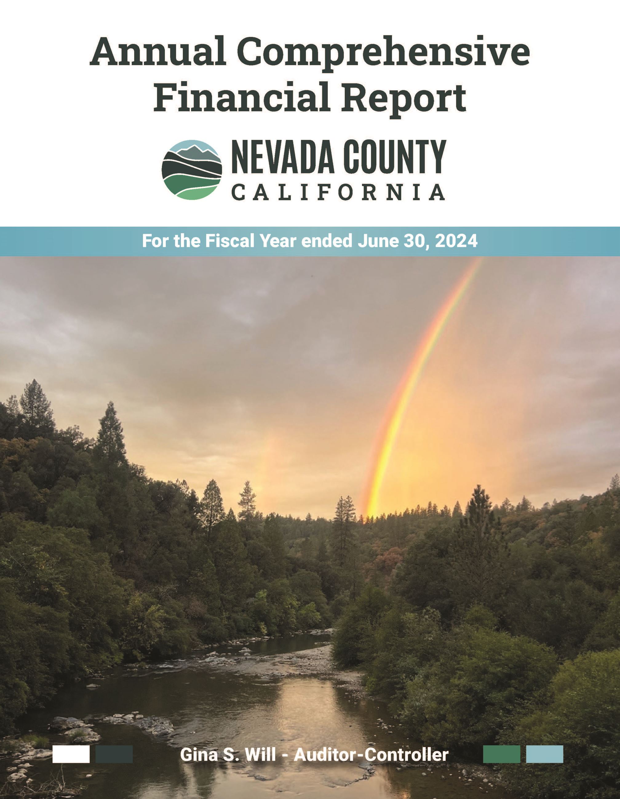 Cover 2024 County of Nevada ACFR