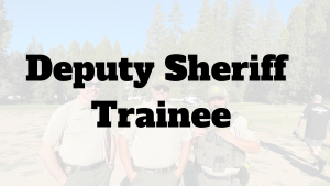 Deputy Sheriff Trainee button