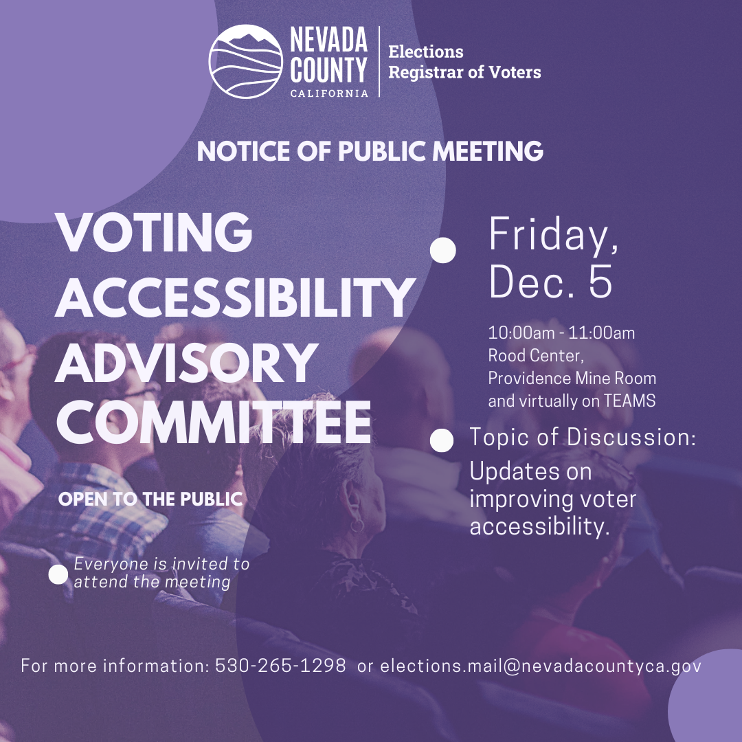 Notice of Public Meeting