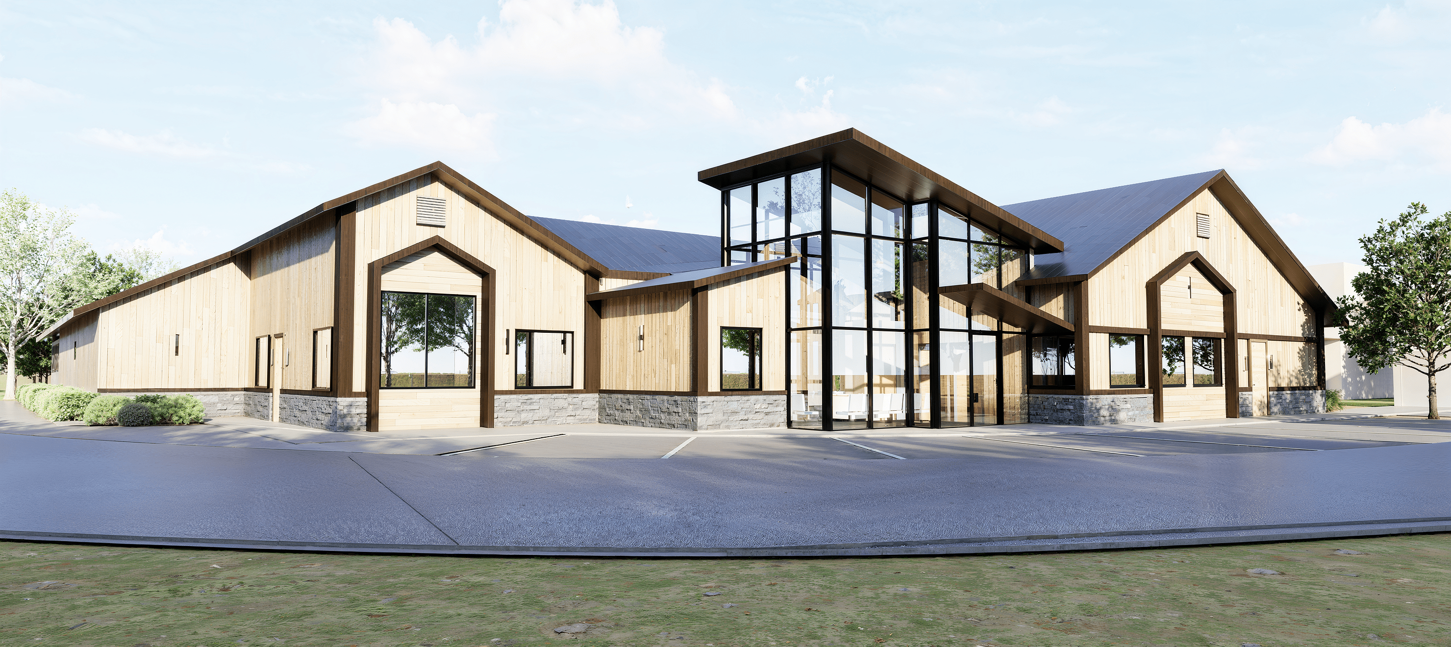 Artistic rendering of the Nevada County Psychiatric Treatment Center