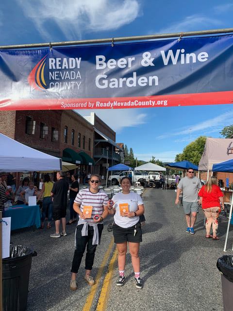 Grass Valley Thursday Night Market BW Garden