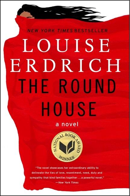 Round House by Louise Erdrich woman wrapped in red blanket