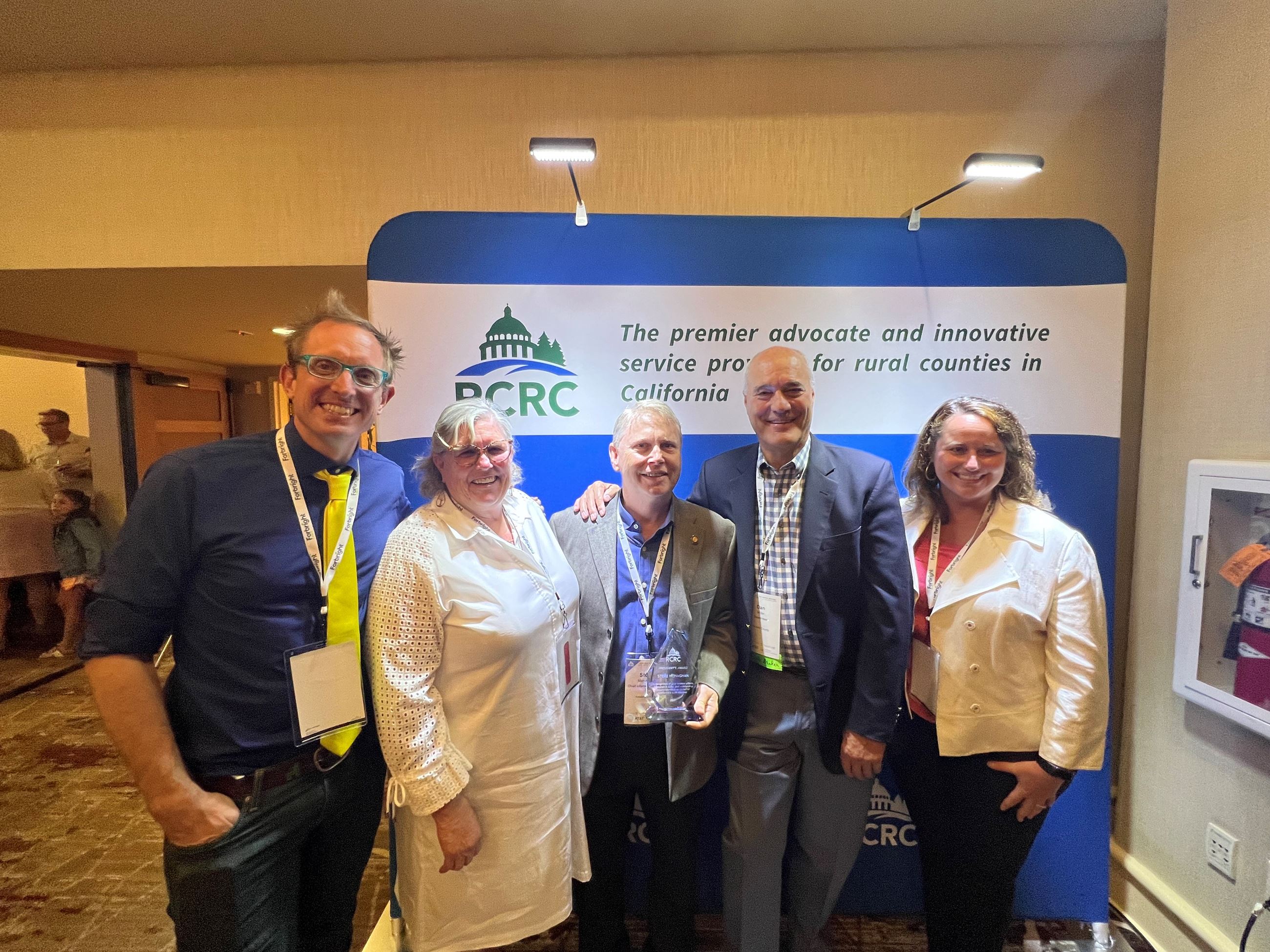 Steve Monaghan and County Staff