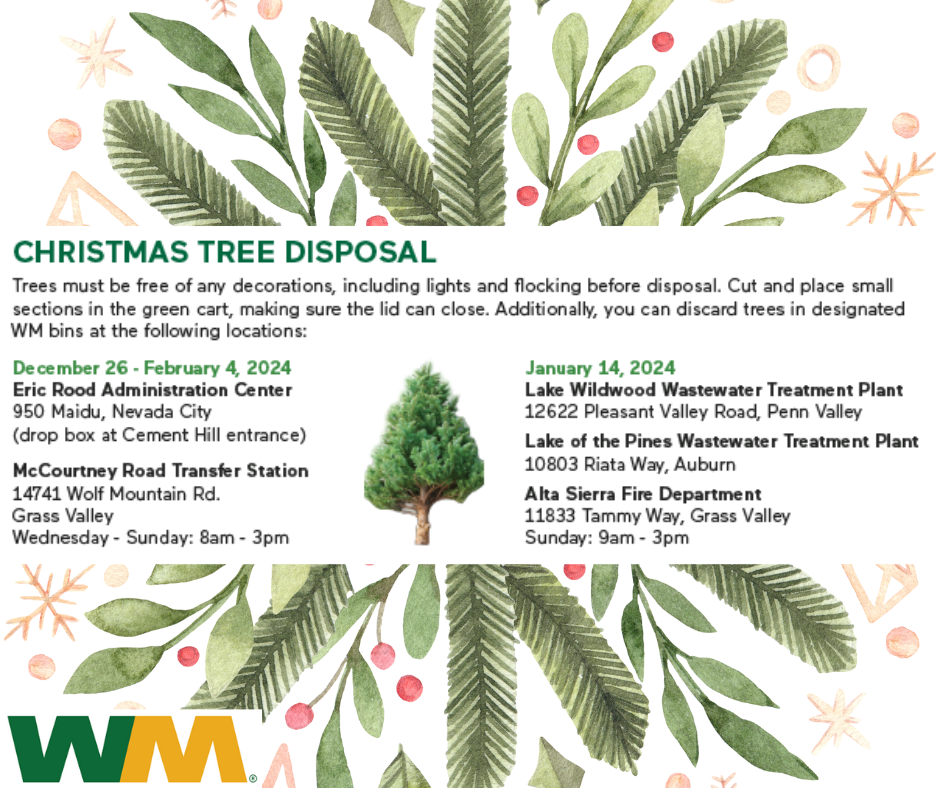 Nevada County_Winter_2023 Newsletter on Christmas Recycling and Christmas Tree Recycling
