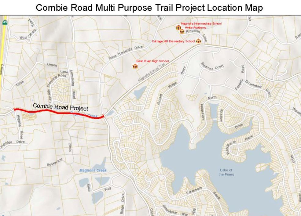 Combie School Map of Project